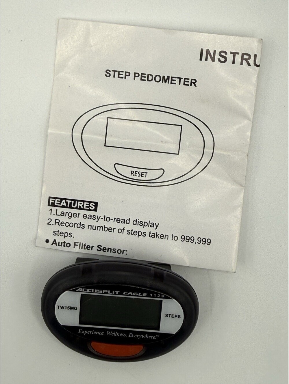 Accusplit AE1120-XBX Eagle Activity Pedometer